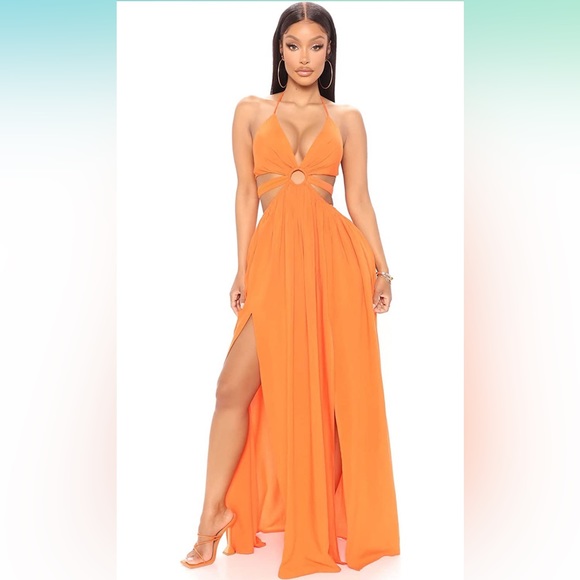 Halter Maxi Dress - Picture 1 of 4